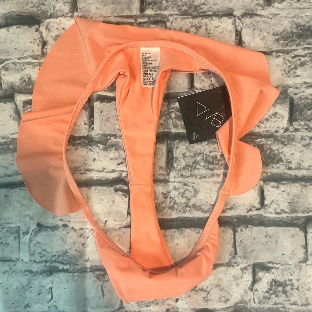 Orange Ruffle Bikini Bottom~ - Picture 4 of 5